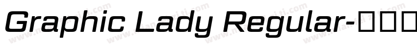 Graphic Lady Regular字体转换